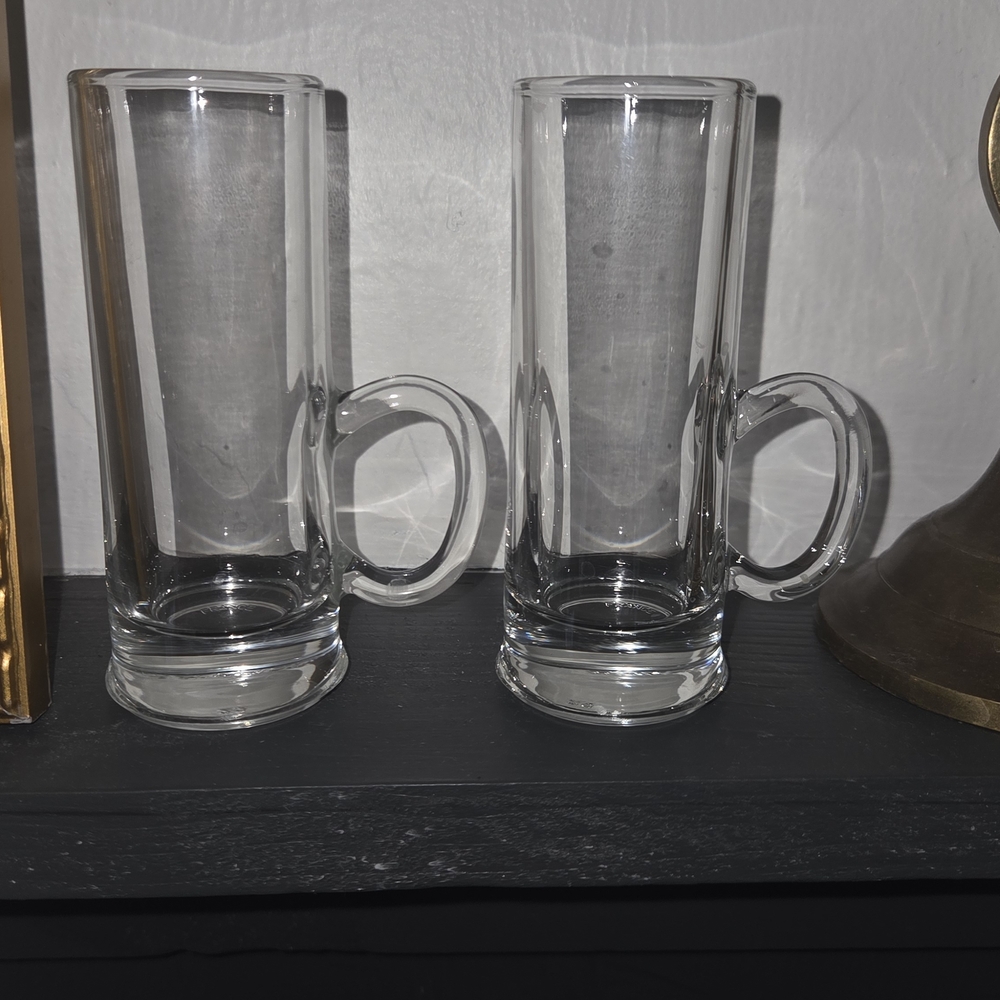 Arcoroc Espresso / Shot Glasses Made France SET of 2 France -4" Tall